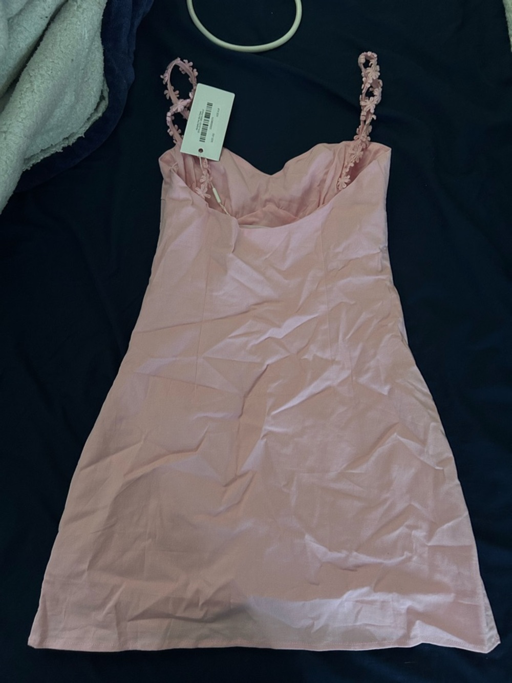 Beginning Boutique Pale Pink Lace-Trim Slip Dress - Picture 1 of 2